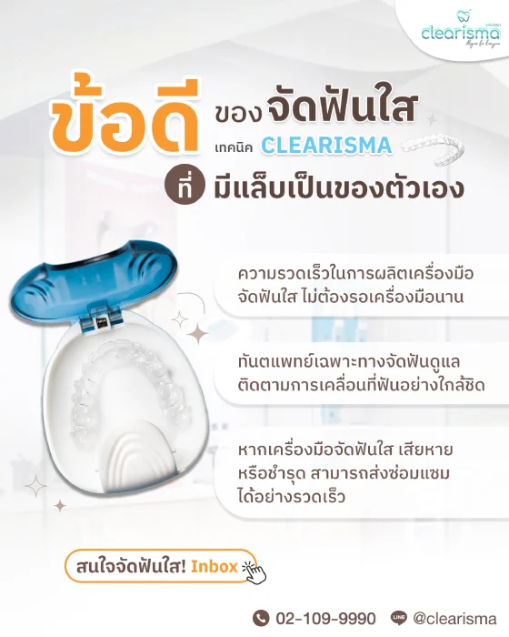 ข้อดีของการมีแล็บ ที่CLEARISMA